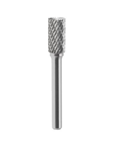Lime rotative cylindrique HM croisee 16x25 mm tige 6