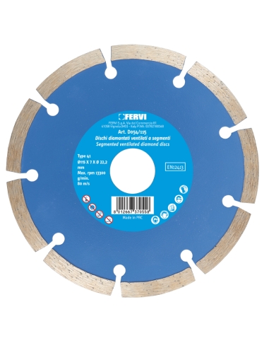 Disque diamante segmente pour construction 180 mm