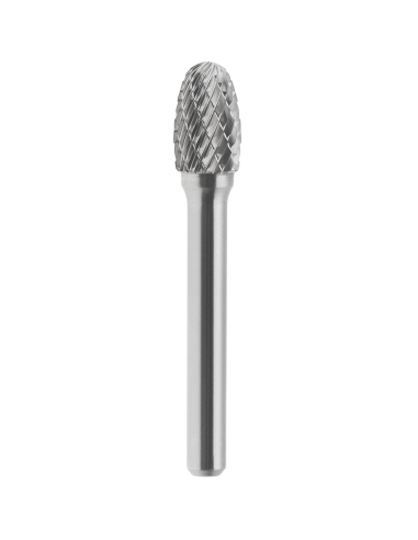 Lime rotative cruciforme ovale Hm 8x13 mm tige 6