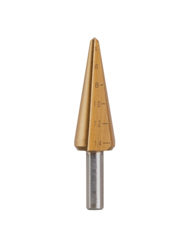 Perforatrice conique 40-61 mm avec tige cylindrique Fervi a014/40-61