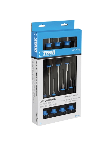Chasse-goupilles serie 6 avec protege-main 2 - 8 mm