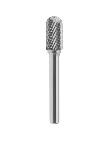 Lime rotative cylindrique standard HM pointe boule 6x16 mm tige 6