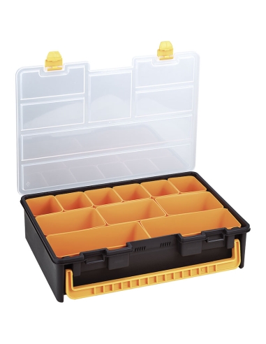 Mallette pour petites pieces 11 compartiments amovibles 443x317x107 mm