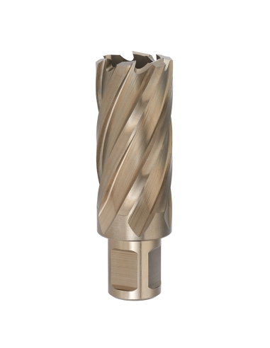 Foret a carotter long avec fixation weldon diametre 38 mm