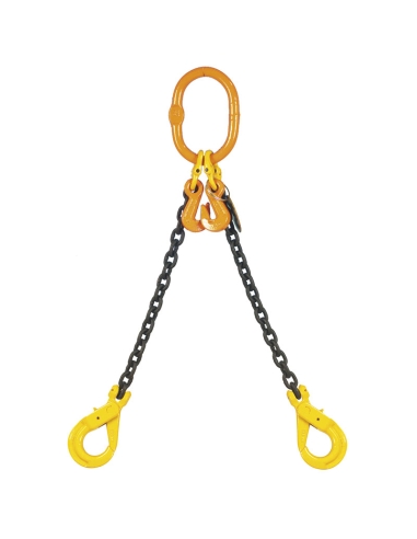 Chaine de traction suspendue 2 bras 7 mm - 4000 mm - 2120 kg