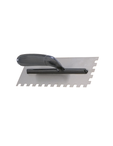 Spatule dentee pour colle platriers 280x120 mm avec manche Fervi 0823