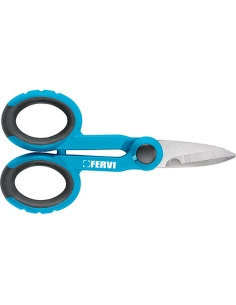 Ciseaux d'électricien acier inoxidable 140 mm fervi 0672/b