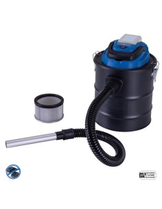 Bidon aspirateur cendres 20V sans batterie IXES 15L Scheppach C-AVC15-X
