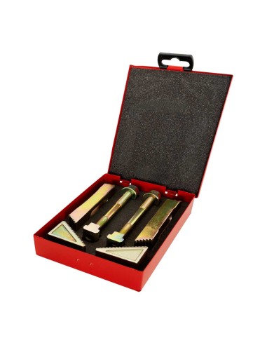 Jeu 6 supports a fente 10 mm pour bloquer pieces fraise Holzmann sws6tlgm10