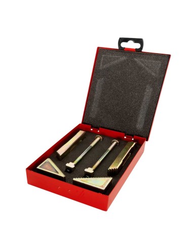 Jeu 6 supports a fente 6 mm pour bloquer pieces fraise Holzmann sws6tlgm6