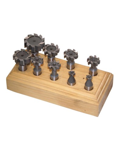 Jeu de 9 fraises pour cles a fraiser le metal Holzmann tnf9tlg
