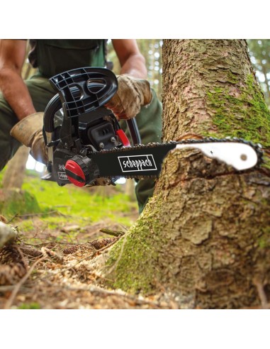 Motosega Scheppach csp41 a scoppio com lama da 40cm e tensionamento rapido catena
