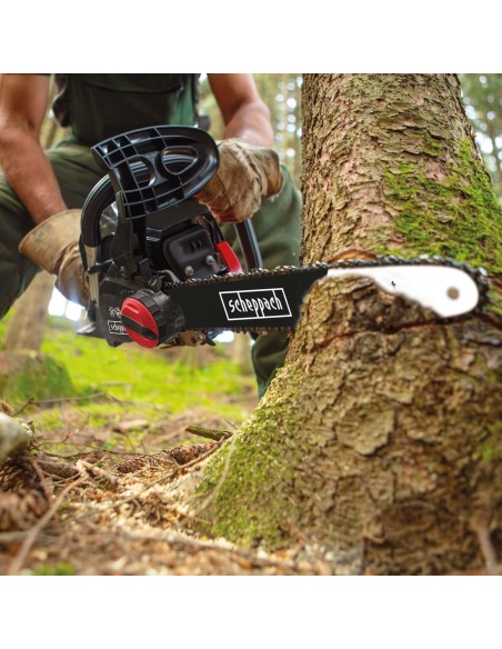 Motosega Scheppach csp41 a scoppio com lama da 40cm e tensionamento rapido catena