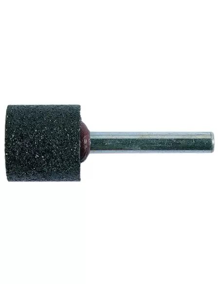 Mole cilindrica con gambo resinoidi in bakelite 40x20x6 mm Fervi mbg4020/06a