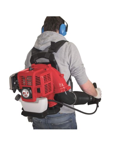 Souffleur a dos pour feuilles a essence 51,7 cc Scheppach lb5200bp