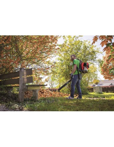 Souffleur a dos pour feuilles a essence 51,7 cc Scheppach lb5200bp