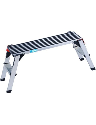 Tabouret a plateforme pliable en aluminium