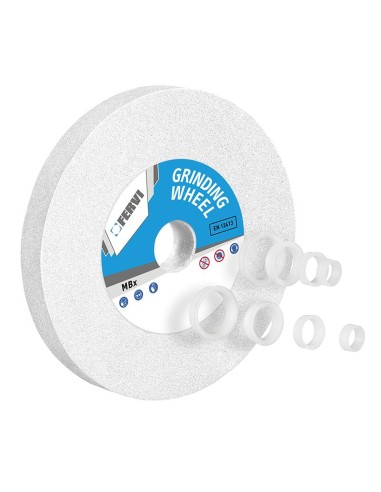 Meule abrasive en corindon blanc white corundum grinding wheel fervi mb04/60