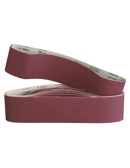 Bandes abrasives en toile corindon 533 x 75 mm grain 60