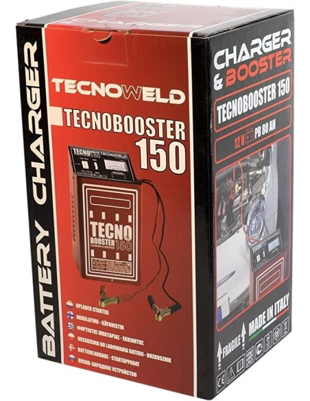 Chargeur De Voiture Avec D&eacute;marreur 12V 270-10Ah Tecnoweld Tecnobooster 150