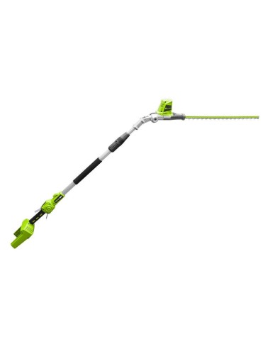 Taille-haie telescopique a batterie lithium 40V 52cm, Zipper zi-hst40v-akku, sans batterie ni chargeur