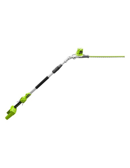 Taille-haie telescopique a batterie lithium 40V 52cm, Zipper zi-hst40v-akku, sans batterie ni chargeur