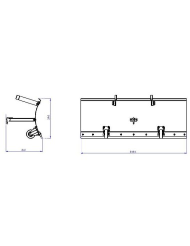 Balayeuse a moteur 3600W 173cc Zipper zi-km1000