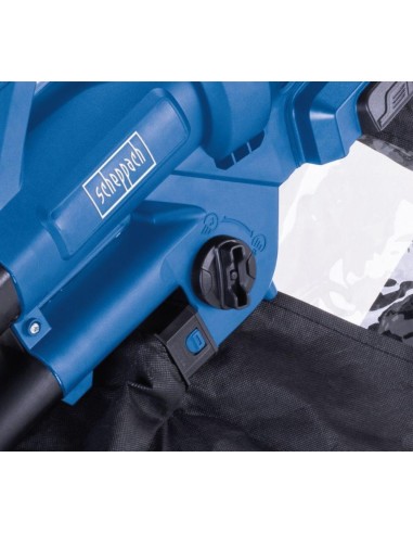 Soffiatore 2x20v 2 batterie 2.0Ah e doppio caricatore ixes Scheppach bc-blv720-x