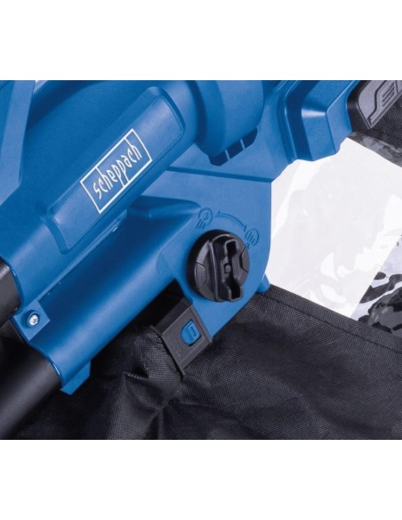 Soffiatore 2x20v 2 batterie 2.0Ah e doppio caricatore ixes Scheppach bc-blv720-x