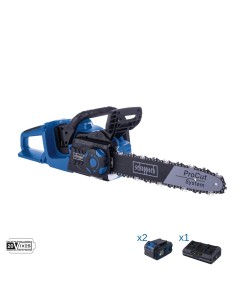 Motosega 2x20v 2 batterie doppio caricatore ixes Scheppach bc-cs355duo-x