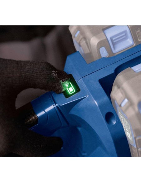 Motosega 2x20v 4 batteria 2.0Ah doppio caricatore ixes Scheppach bc-cs355duo-x