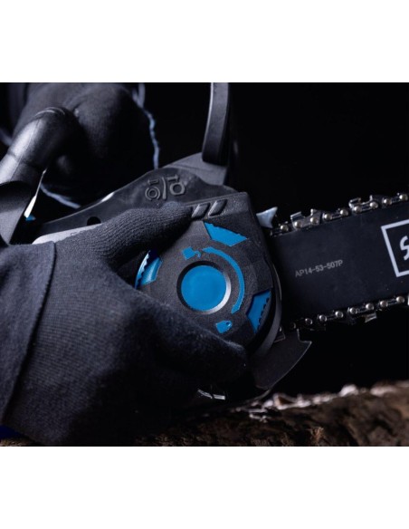 Motosega 2x20v 4 batteria 2.0Ah doppio caricatore ixes Scheppach bc-cs355duo-x