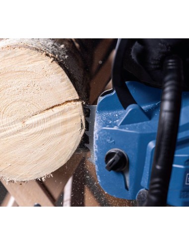 Motosega 2x20v 4 batteria 2.0Ah doppio caricatore ixes Scheppach bc-cs355duo-x