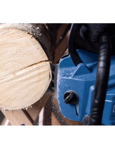 Motosega 2x20v 4 batteria 2.0Ah doppio caricatore ixes Scheppach bc-cs355duo-x