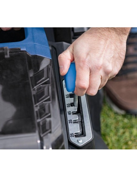 Rasaerba 38cm 2 batterie 2.0Ah + doppiocaricabatterie ixes Scheppach bc-mp380-x