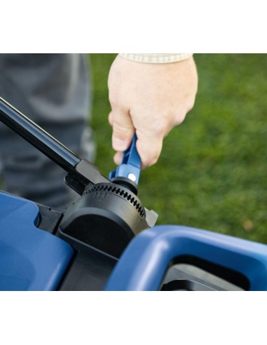 Rasaerba 43cm 2 batterie 4.0Ah + doppiocaricabatterie ixes Scheppach bc-mp430-x