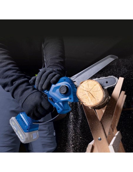 Potatore 20v 1 batteria 2.0Ah + caricabatteria ixes Scheppach bc-ps150-x