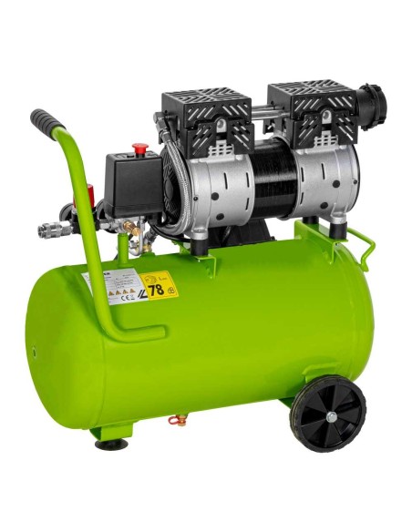 Compressore aria silenziato 24 lt 8 bar Zipper zi-com24si