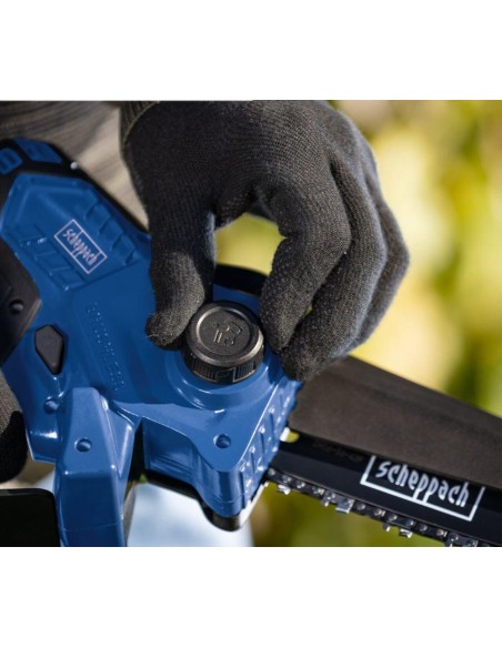 Mini tronconneuse 20V 1 batterie 4.0Ah + chargeur ixes Scheppach bc-ps150-x