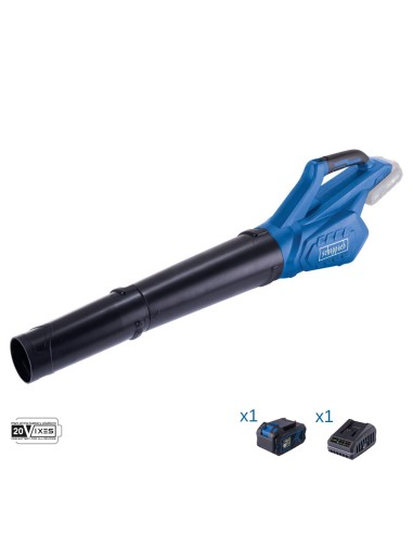 Souffleur de feuilles 20V 1 batterie 4.0Ah + chargeur ixes Scheppach c-bl700-x