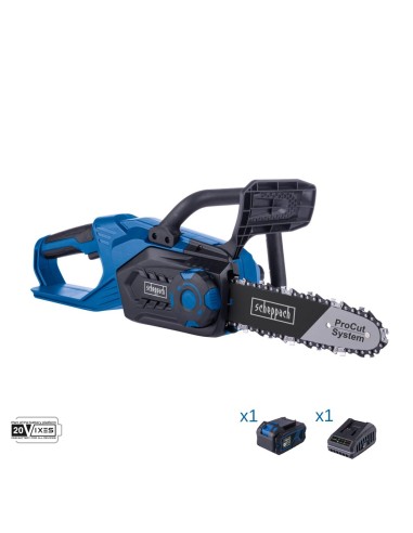 Tronconneuse 20V 1 batterie 4.0Ah + chargeur ixes Scheppach c-cs254-x