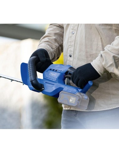 Tagliasiepi 20v 2 batteria 2.0Ah e caricabatteria ixes Scheppach c-ht570-x