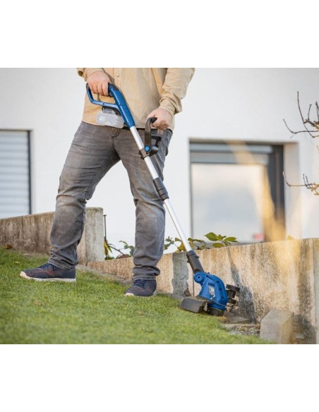 Tondeuse + coupe-bordures + taille-haie + 2 batteries + chargeur ixes Scheppach