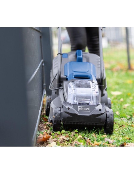 Tondeuse + coupe-bordures + souffleur + 2 batteries + chargeur ixes Scheppach