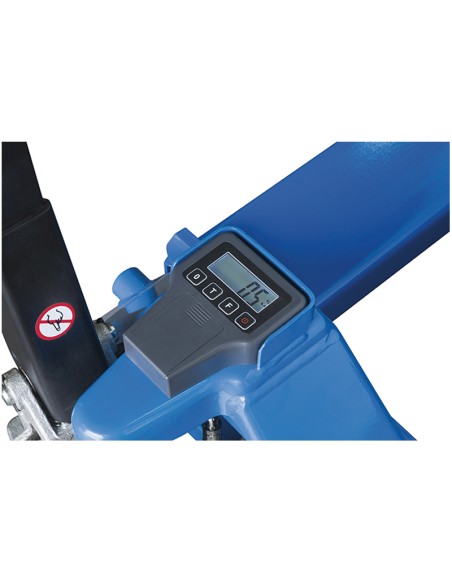 Transpallet manuale portata 2500 kg con bilancia Fervi 0068L