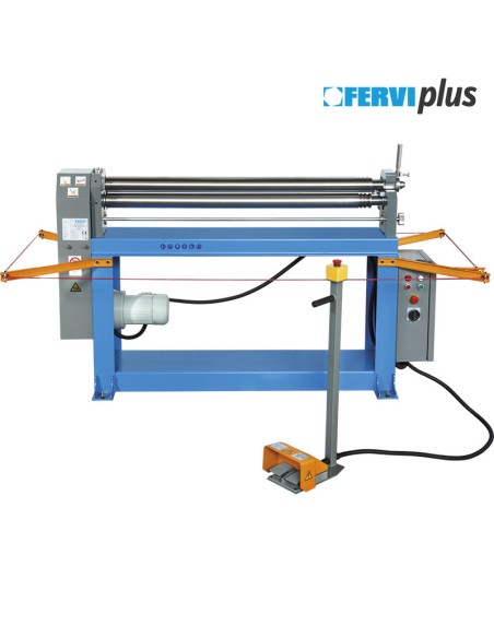 Calandra motorizzata a 3 rulli Fervi 0285/75