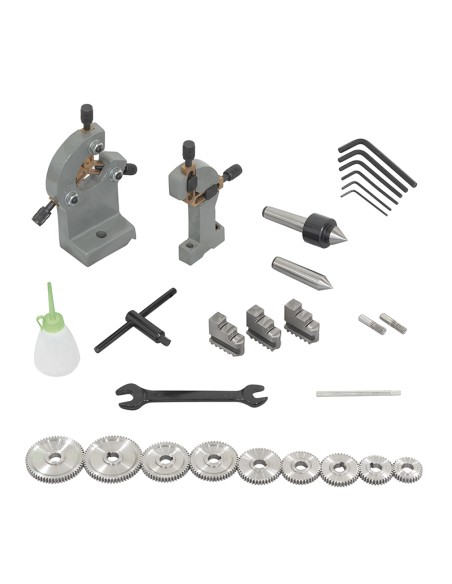 Tornio parallelo ferro metallo con display digitale 230 v Fervi 0506