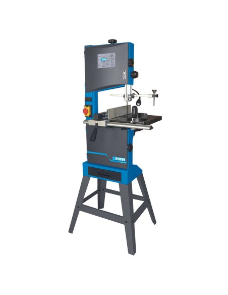 Sega a nastro banco verticale per legno 375w 230v taglio 245mm Fervi 0509/245