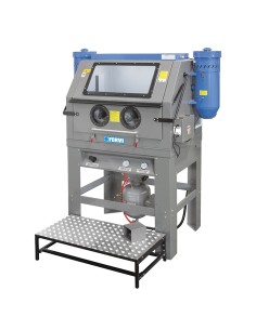 Sabbiatrice a pressione con 2x230 v aspiratori Fervi 0605