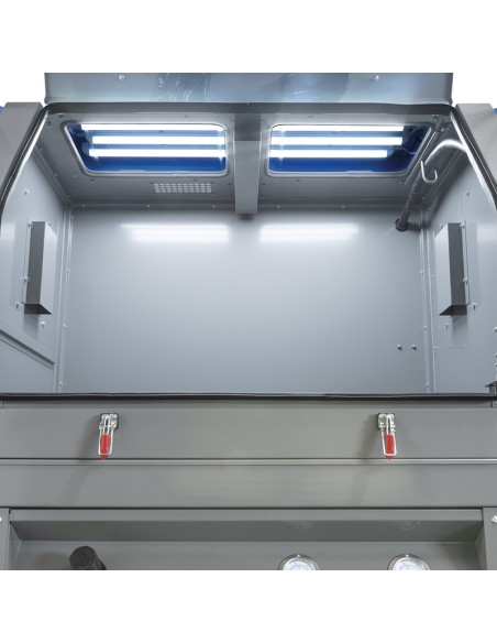 Sabbiatrice a pressione con 2x230 v aspiratori Fervi 0605